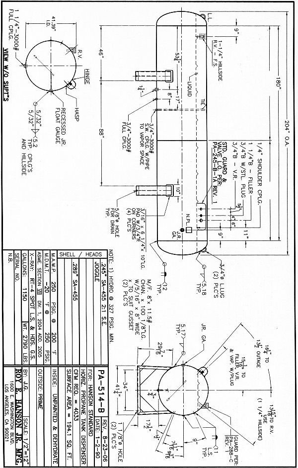 Buy 1150 Gallon Propane Tanks Online - Image 6