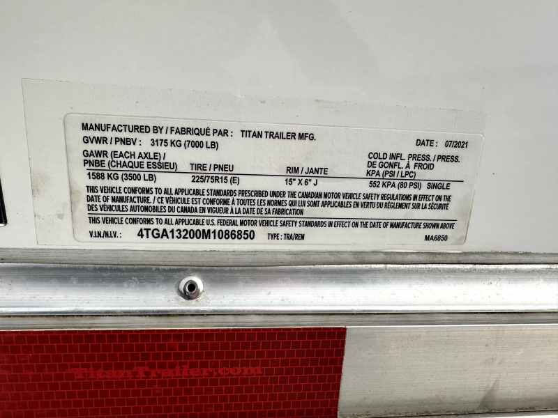 2021 Titan 2 Horse Trailer - Image 10