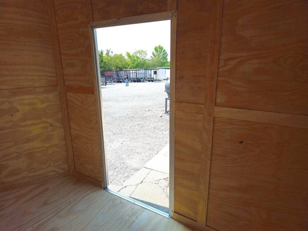 7' x 14' Charcoal Gray Enclosed Trailer 8ft Interior - Image 13