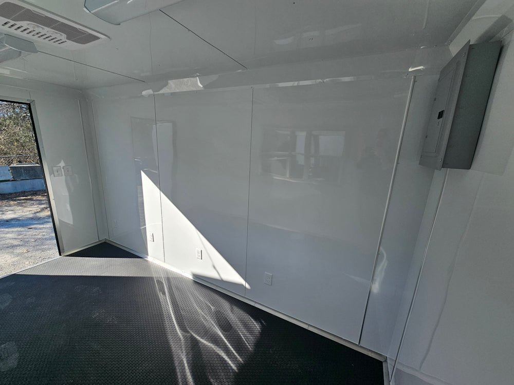 7' X 12' Silver Flat Front Custom Concession Trailer Food Event Catering - Image 16