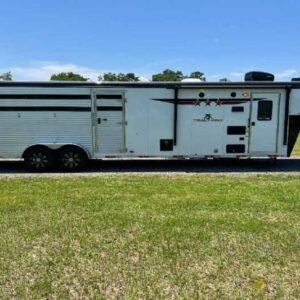 2024 Bison Trail Hand 708160 Stock Trailer with 8' Short Wall