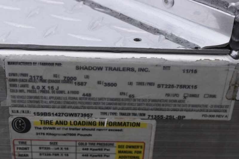 2016 Shadow 2HBP 2 Horse Trailer - Image 14