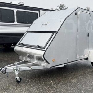 2024 Mission Trailers 60x12 Aluminum Single Place Crossover w/Galvanized Package, Rear Canopy