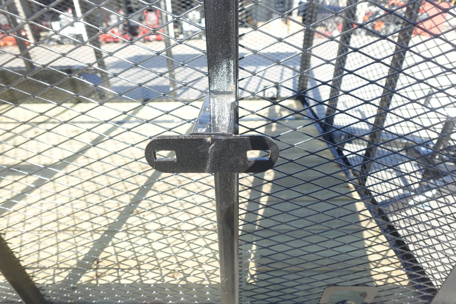 6.4x16 Straight Deck Utility Trailer 6ft Mesh Sides with Metal Roof (2) 3,500lb Axles - Image 9