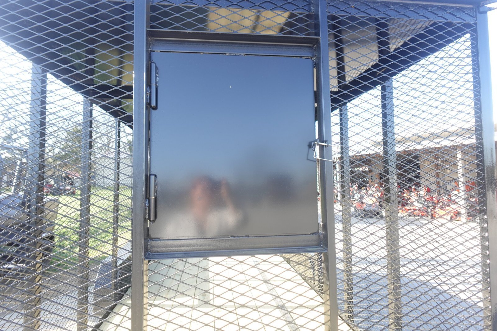 6.4x16 Straight Deck Utility Trailer 6ft Mesh Sides with Metal Roof (2) 3,500lb Axles - Image 10