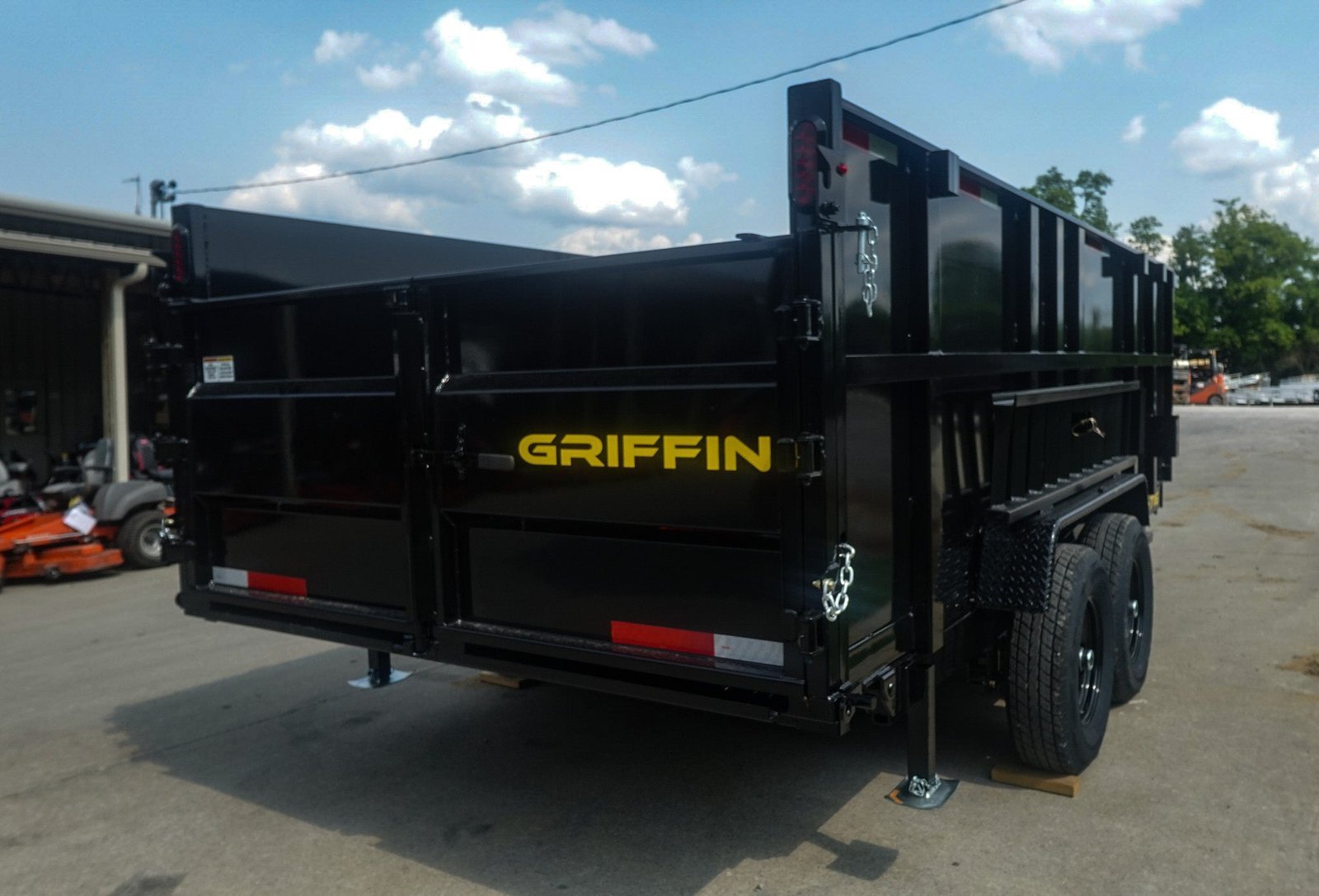 7x16 Telescopic Dump Trailer with 4ft Sides (2) 7K Axles 14k GVWR - Image 12