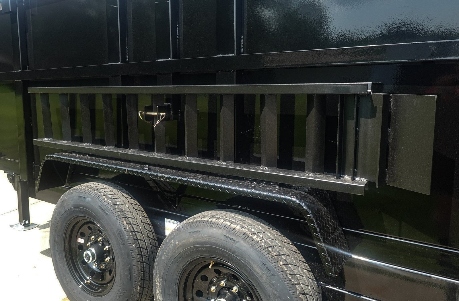 7x16 Telescopic Dump Trailer with 4ft Sides (2) 7K Axles 14k GVWR - Image 13