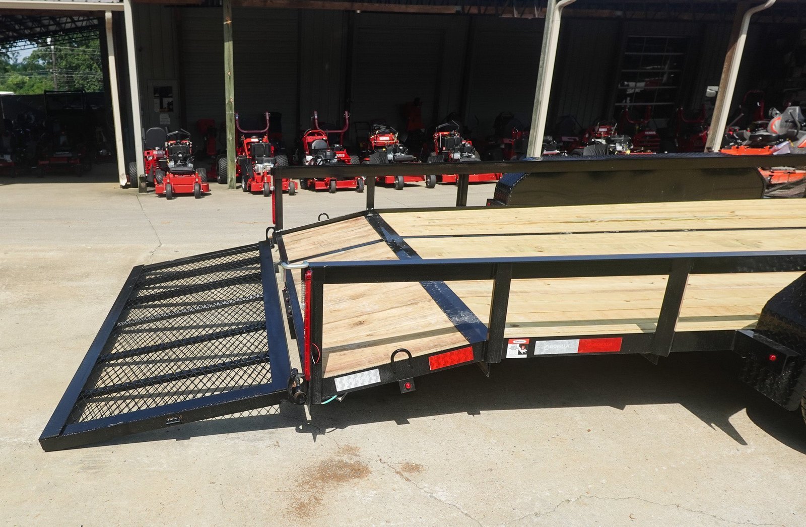 7x20 Dovetail Utility Trailer with Side Gate (2) 3,500lb Axles - Image 13