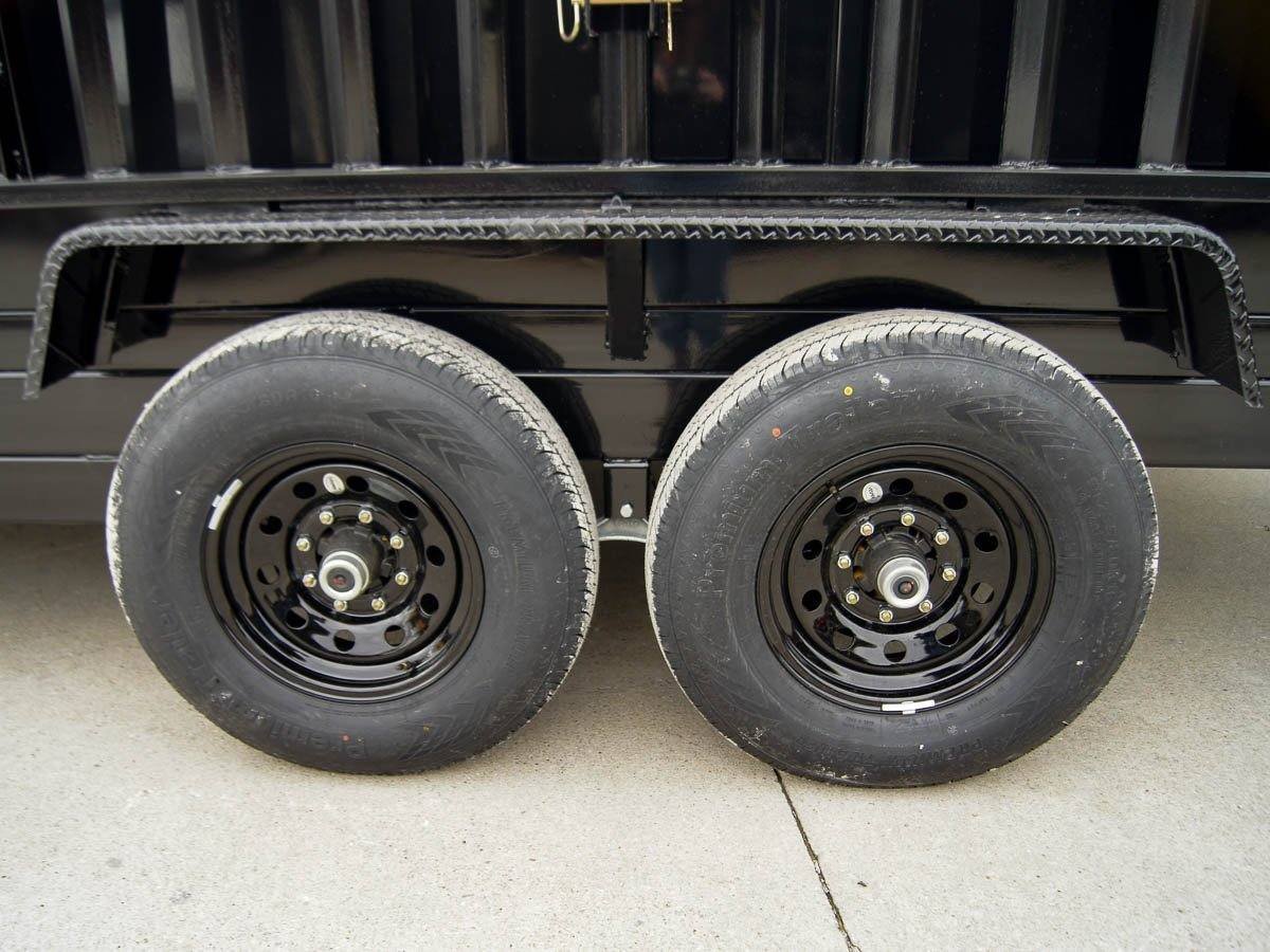 7x16 Telescopic Dump Trailer with 3ft Sides (2) 7K Axles GVWR 14k - Image 17