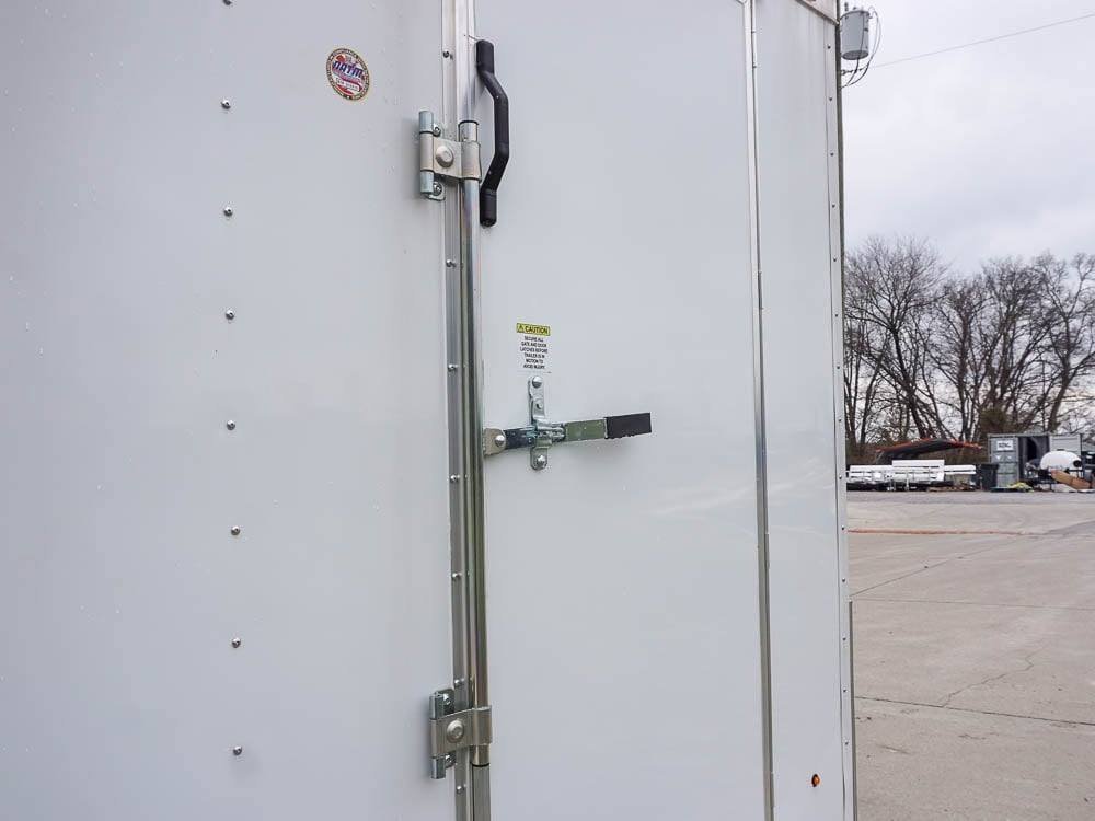 7x12 V-Nose Enclosed Trailer 3,500lb Axle With Ramp and Brakes - Image 12