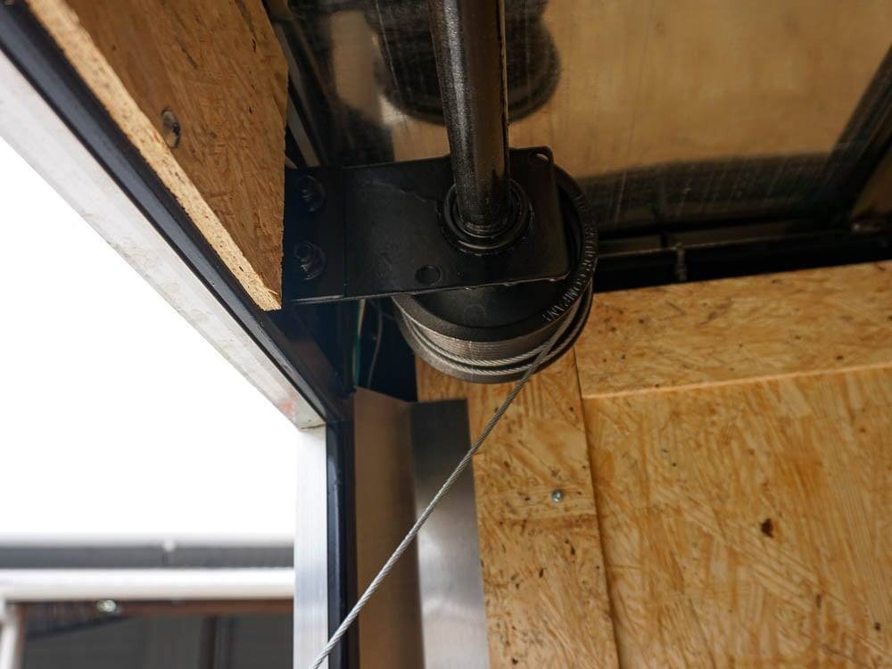 7x12 V-Nose Enclosed Trailer 3,500lb Axle With Ramp and Brakes - Image 16