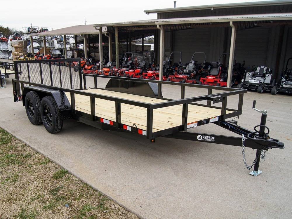 6.4x16 Tube Top Dovetail Utility Trailer (2) 3,500lb Axles - Image 8