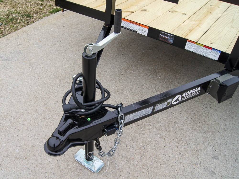 6.4x16 Tube Top Dovetail Utility Trailer (2) 3,500lb Axles - Image 9