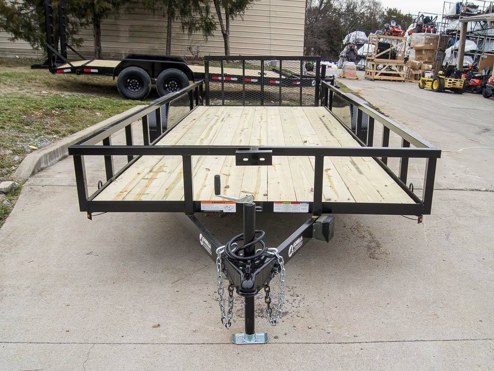 7x20 Tube Top Dovetail Utility Trailer (2) 3500lb Axles - Image 3