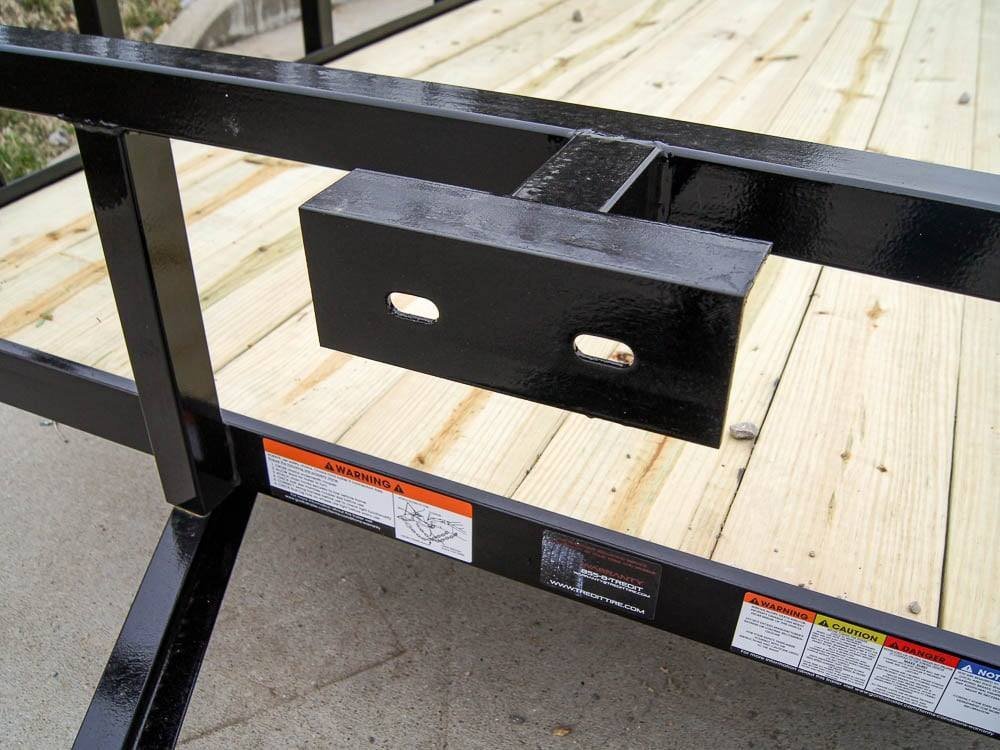 7x20 Tube Top Dovetail Utility Trailer (2) 3500lb Axles - Image 10