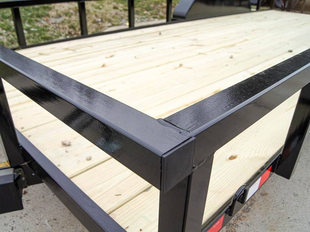 7x20 Tube Top Dovetail Utility Trailer (2) 3500lb Axles - Image 12