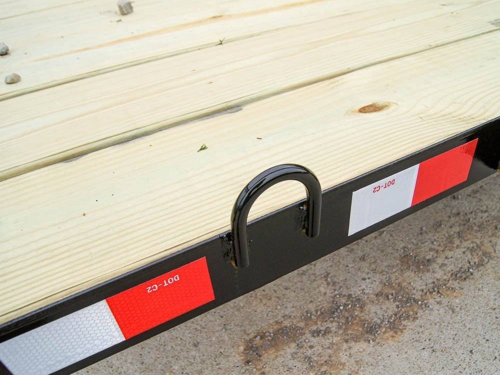 7x20 Tube Top Dovetail Utility Trailer (2) 3500lb Axles - Image 13