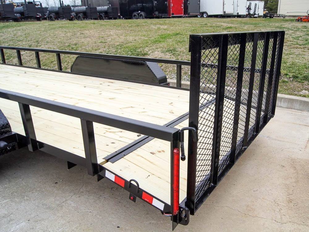 7x20 Tube Top Dovetail Utility Trailer (2) 3500lb Axles - Image 15