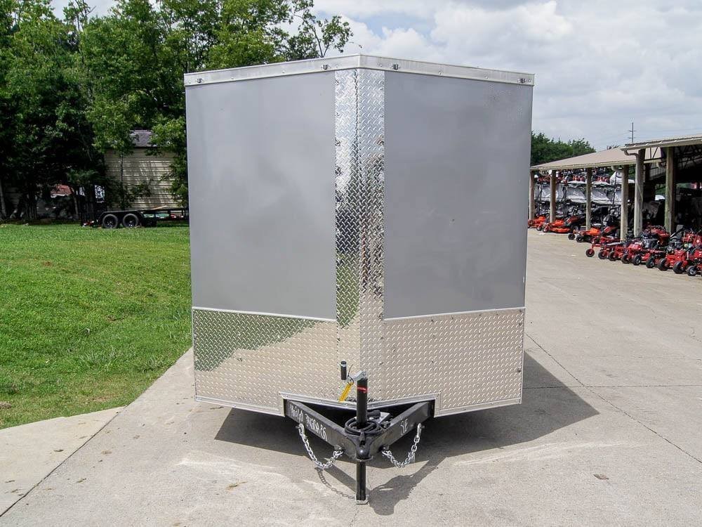 7x12 Silver Frost V-Nose Enclosed Trailer 3,500lb Axles - Image 2