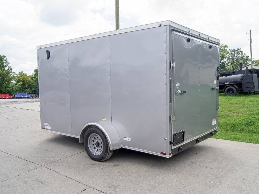 7x12 Silver Frost V-Nose Enclosed Trailer 3,500lb Axles - Image 7