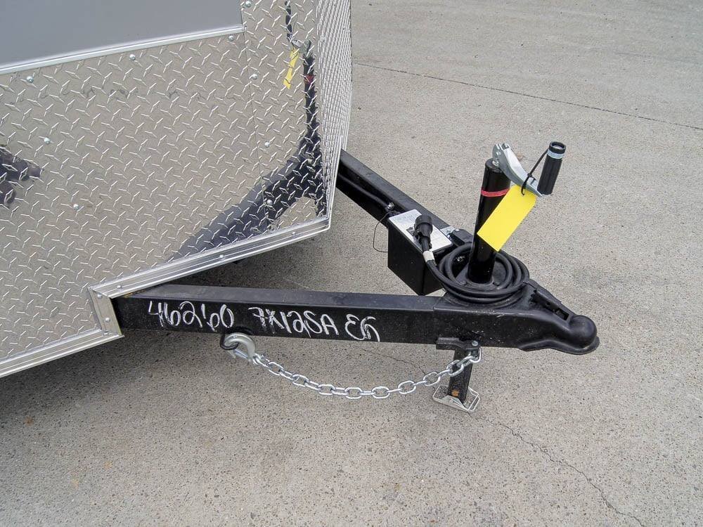 7x12 Silver Frost V-Nose Enclosed Trailer 3,500lb Axles - Image 11