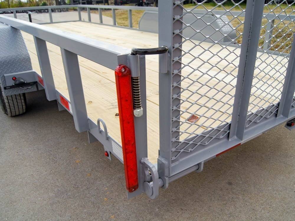 7x20 Tube Top Dovetail Utility Trailer (2) 3500lb Axles - Image 20