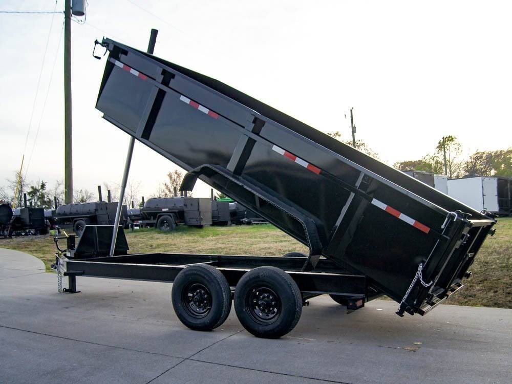 7x16 Gorilla Telescopic IBeam Dump Trailer with 3ft Sides (2) 7K Axles 14k GVWR - Image 18