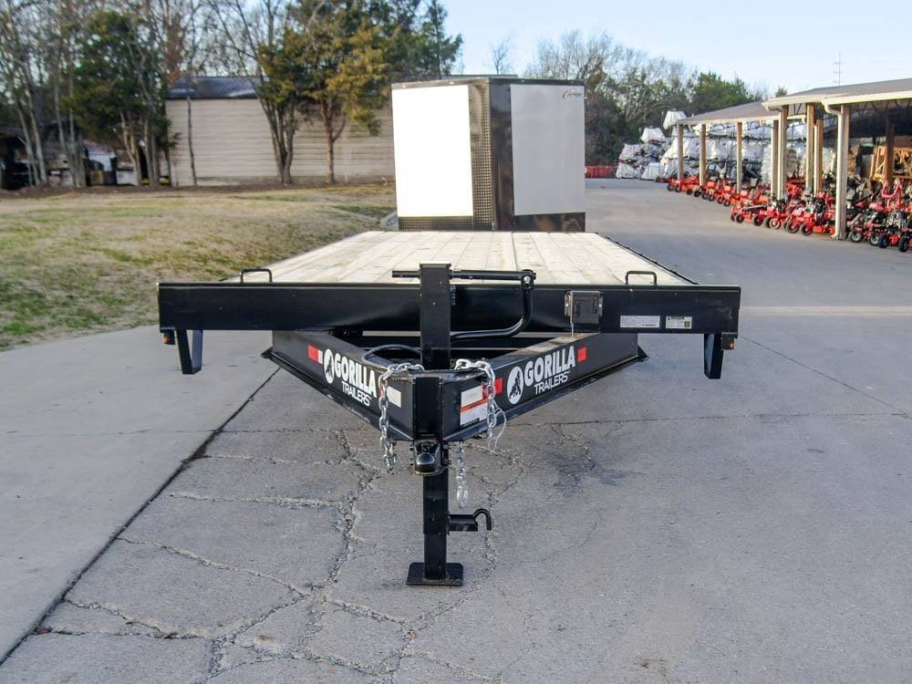 8.5x22 Straight Deckover Trailer (2) 7K Axles with Slide Out Ramps - Image 3