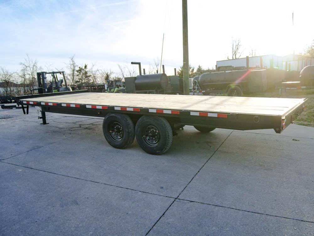 8.5x22 Straight Deckover Trailer (2) 7K Axles with Slide Out Ramps - Image 5
