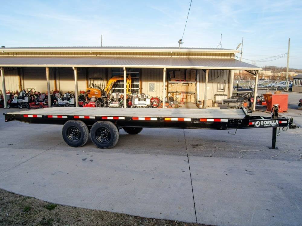 8.5x22 Straight Deckover Trailer (2) 7K Axles with Slide Out Ramps - Image 8