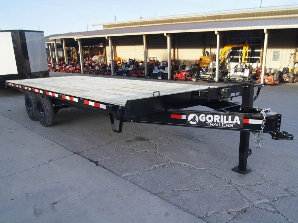 8.5x22 Straight Deckover Trailer (2) 7K Axles with Slide Out Ramps - Image 9
