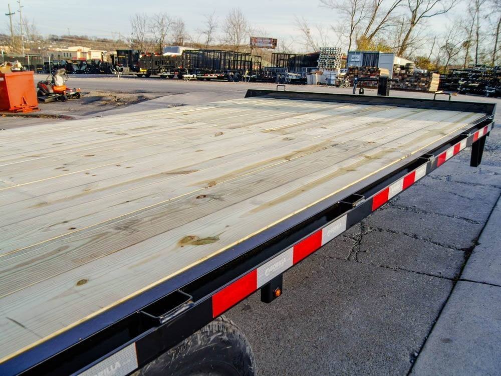 8.5x22 Straight Deckover Trailer (2) 7K Axles with Slide Out Ramps - Image 16