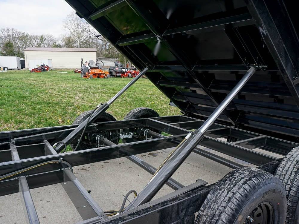 7x12 Hydraulic Dump Trailer with 4ft Sides (2) 7K Axles - Image 17