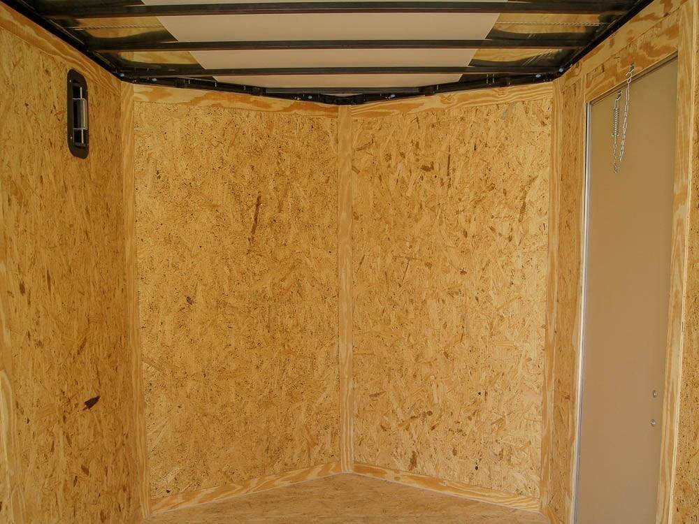 7x12 Charcoal V-Nose Custom Enclosed Trailer 3500lb Axle with Brake Storage - Image 13