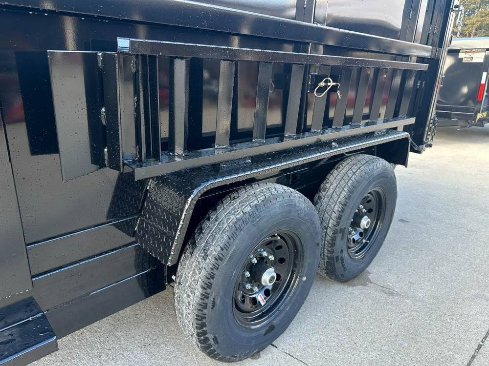 7x12 Hydraulic Dump Trailer with 3ft Sides (2) 6K Axles - Image 14